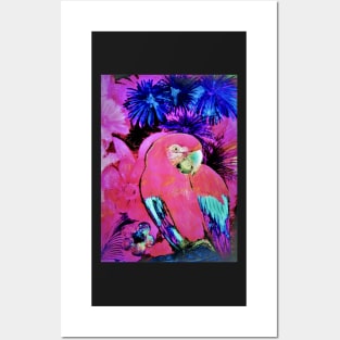 TROPICAL ART POSTER PARROT MACAW EXOTIC DECO PRINT Posters and Art